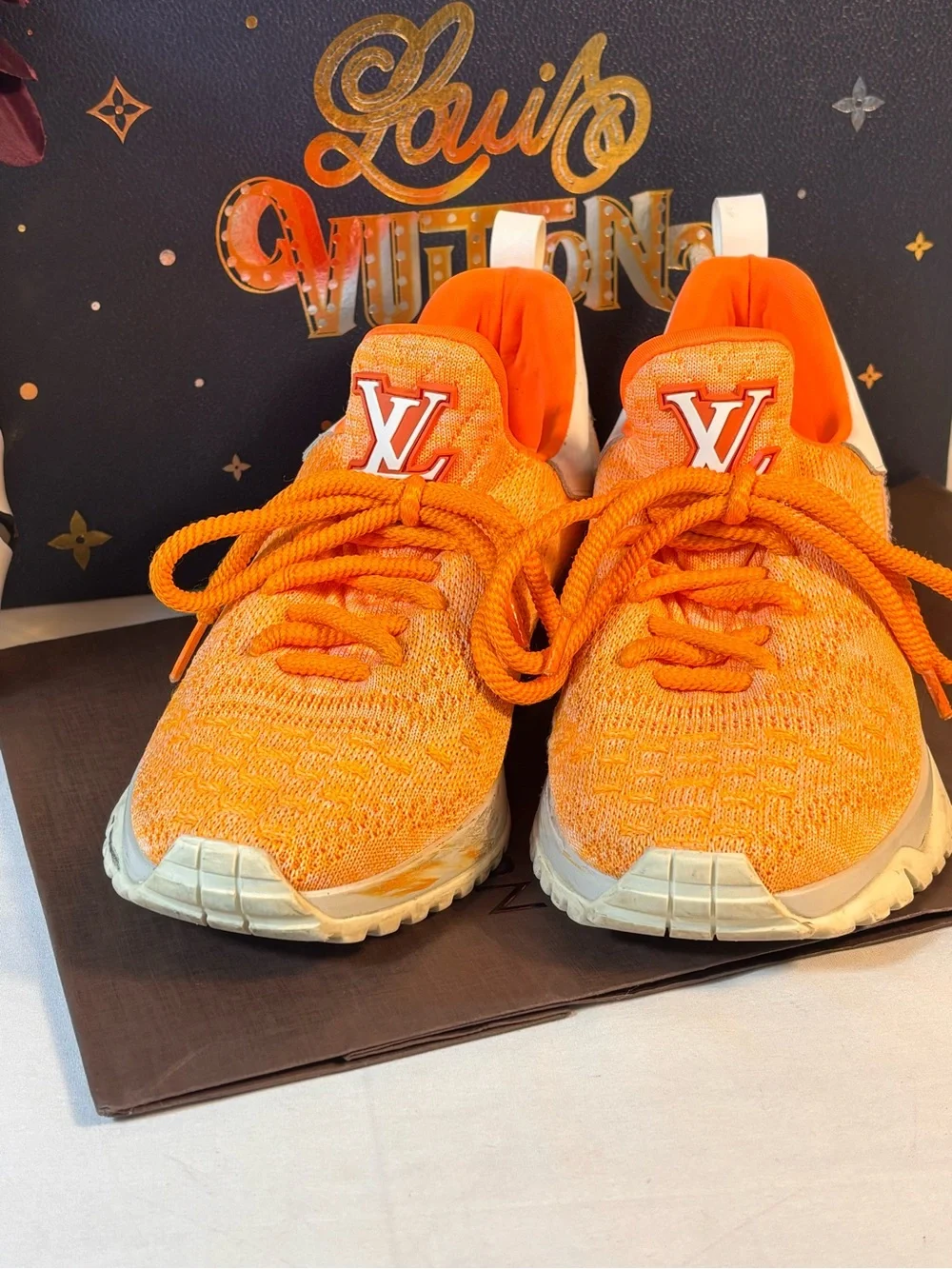 Louis Vuitton VNR Orange Sneakers